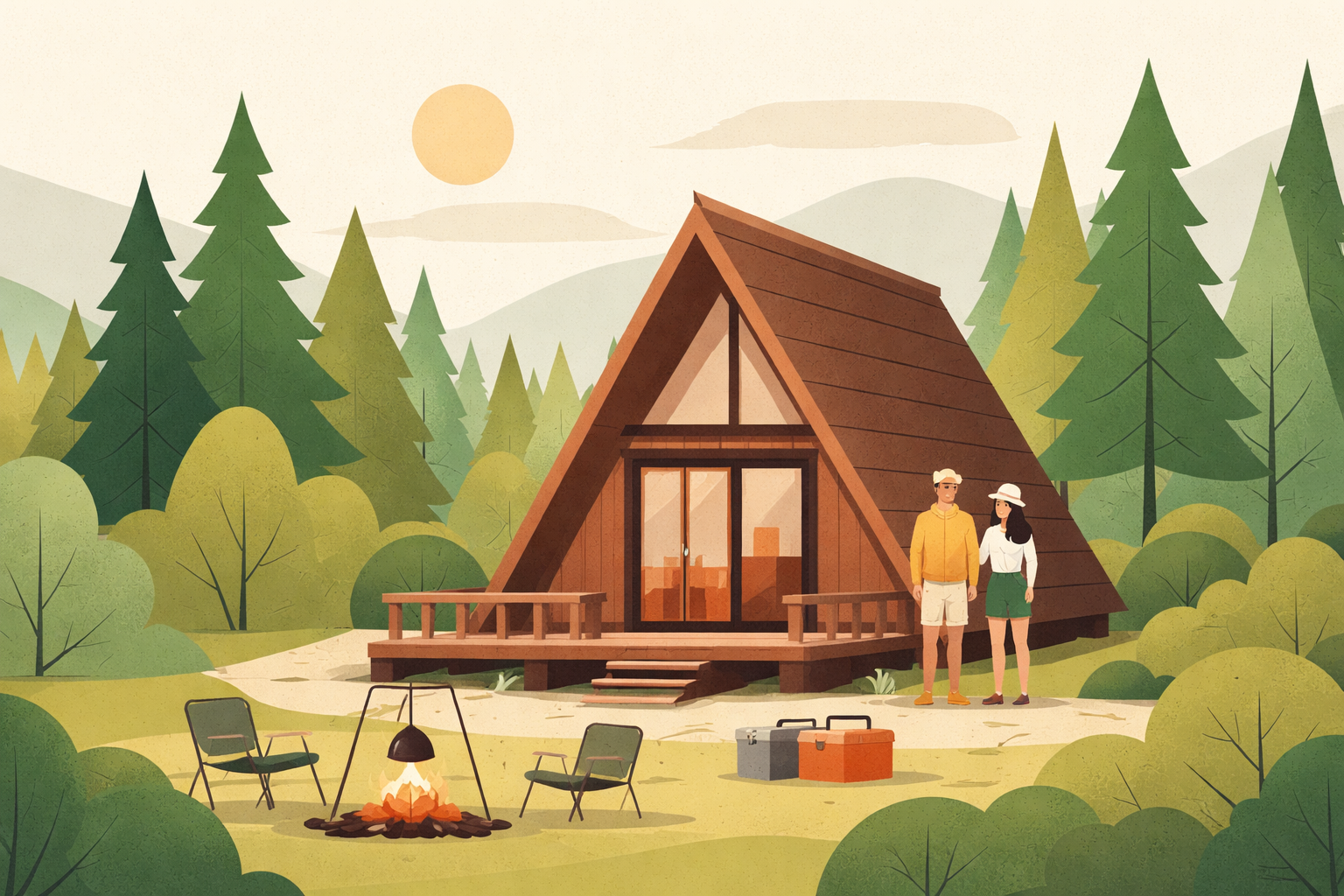 キャンプ初心者にはコテージ泊が最適な選択肢