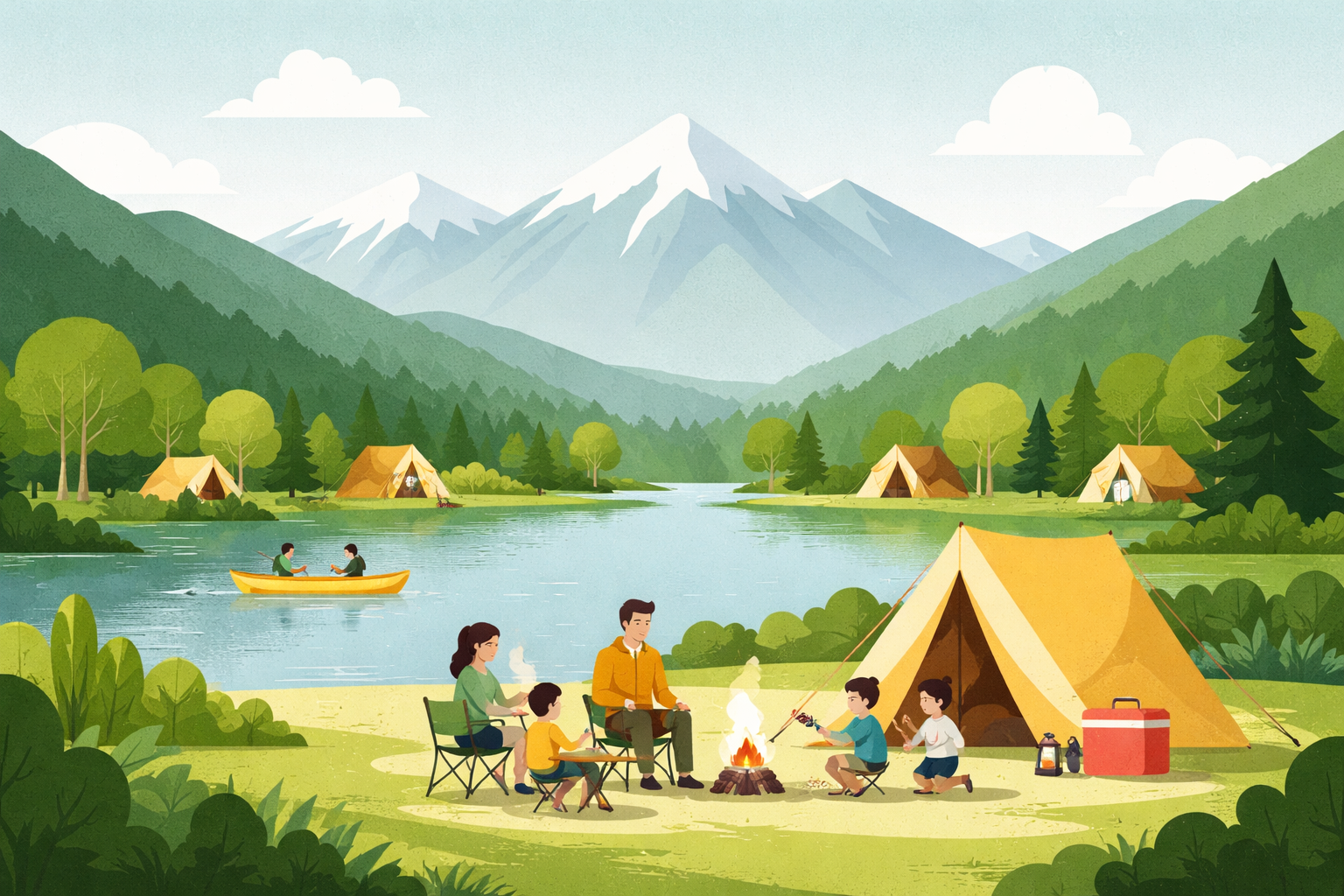 駒ヶ根キャンプの家族村が選ばれる5つの理由