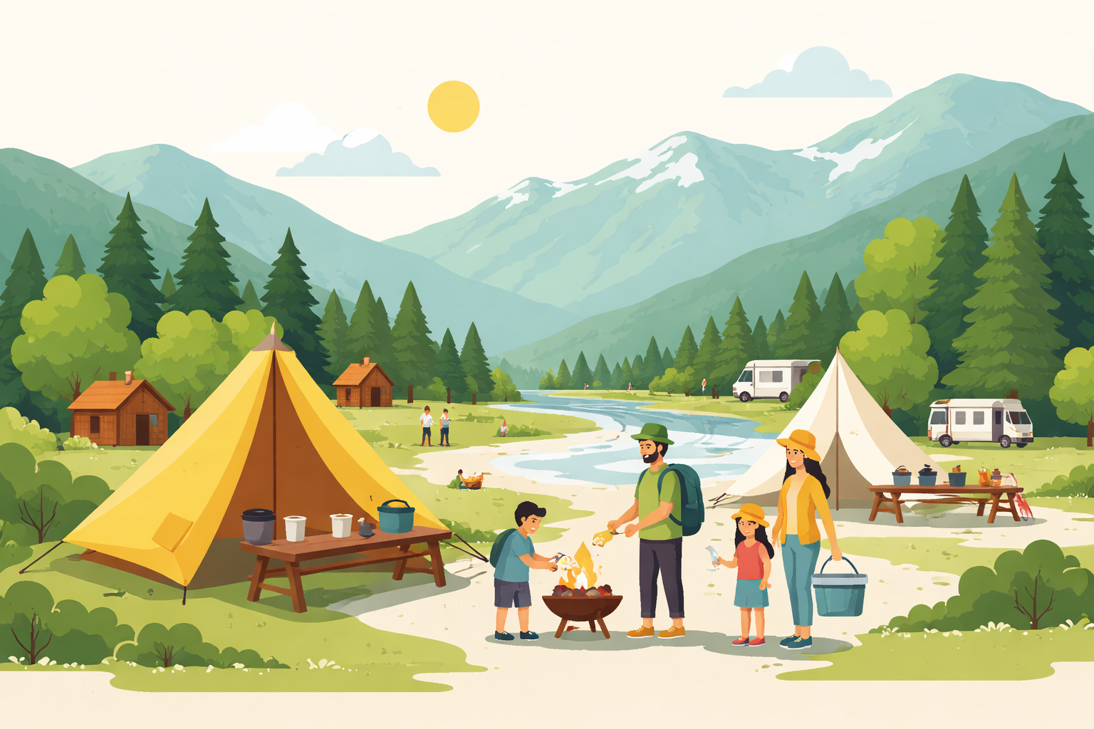 駒ヶ根キャンプの家族村で楽しめる具体的な過ごし方