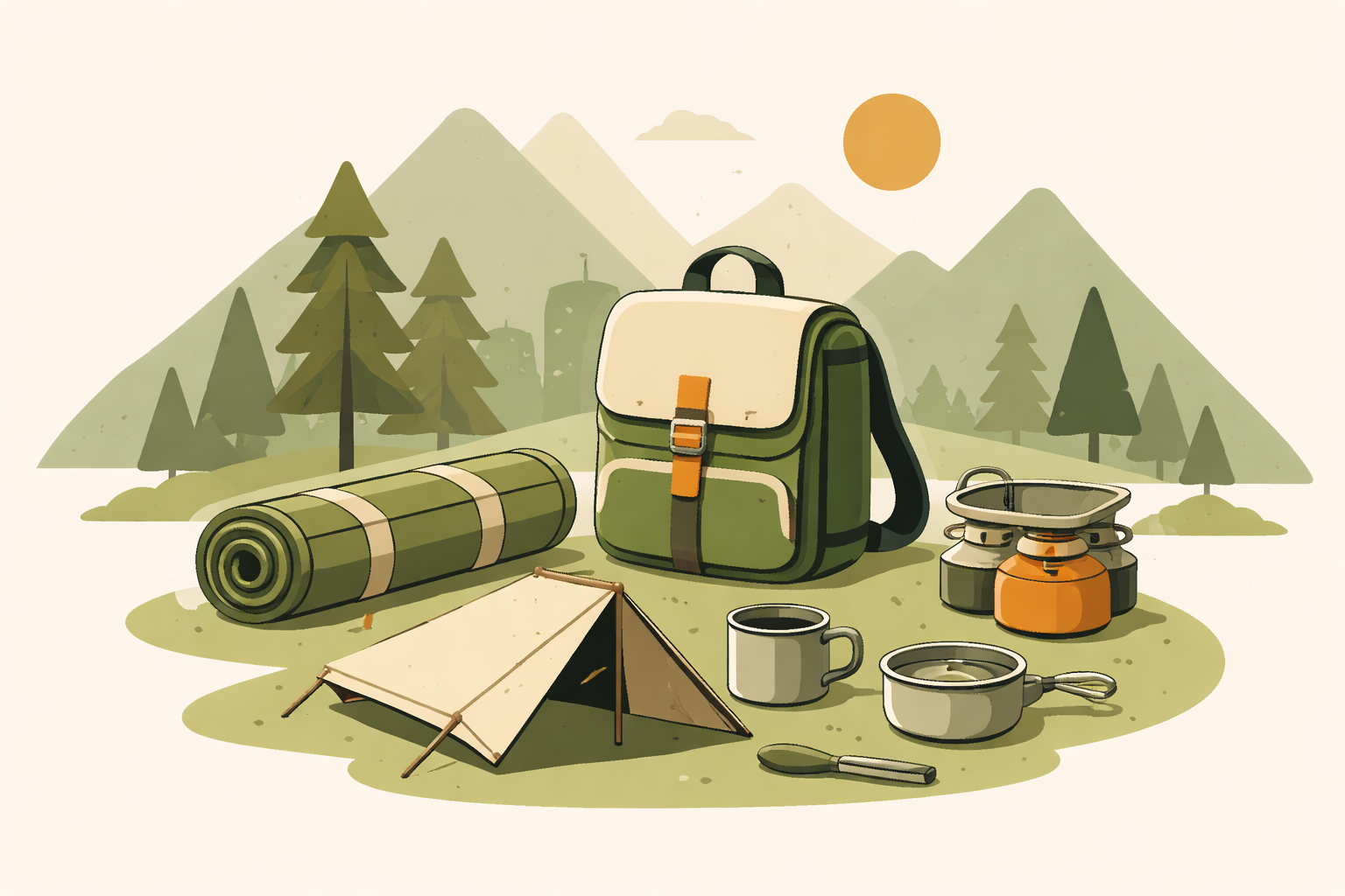 コンパクトなソロキャンプ道具の具体例