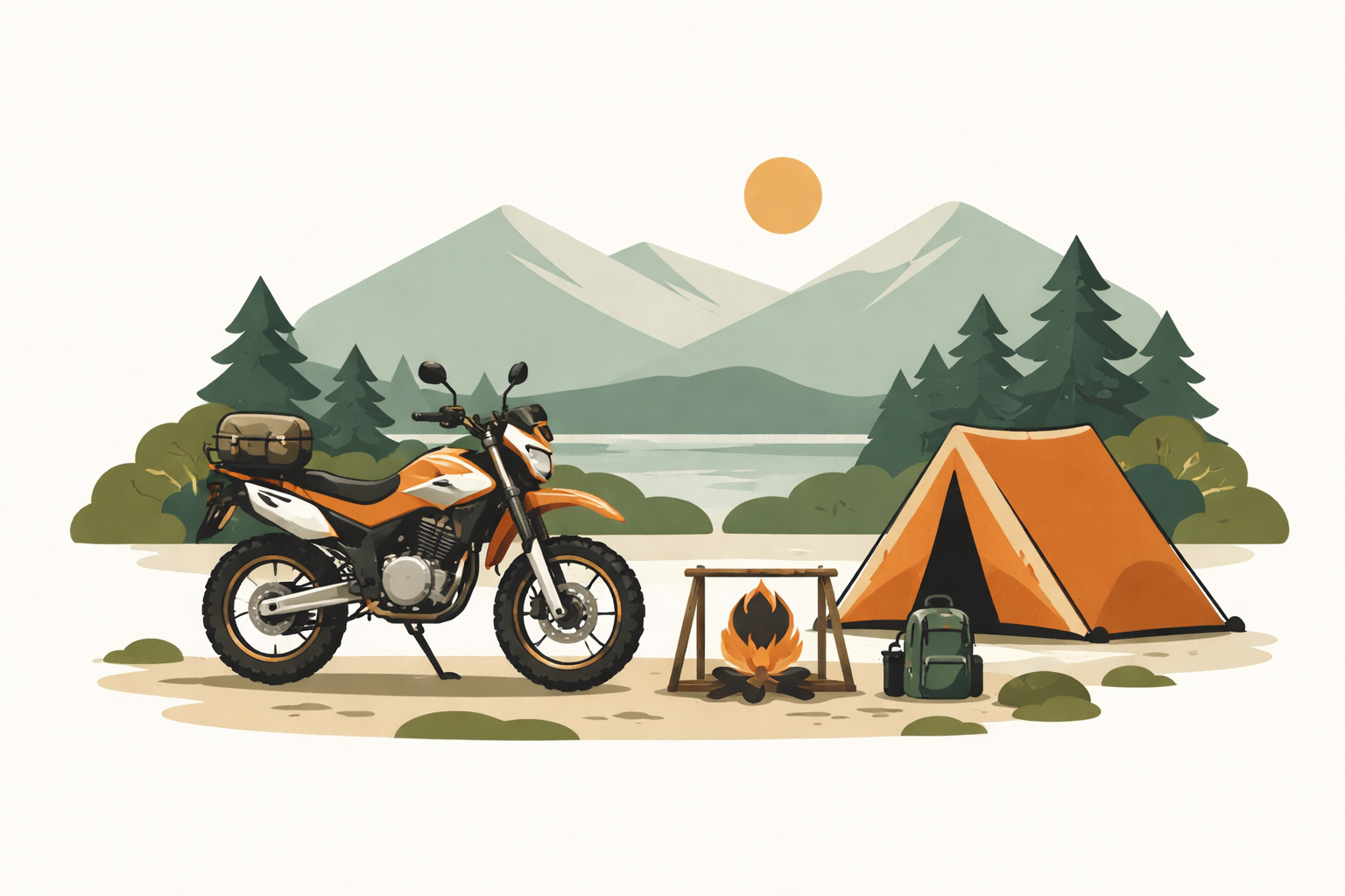 250ccバイクはソロキャンプに最適な選択