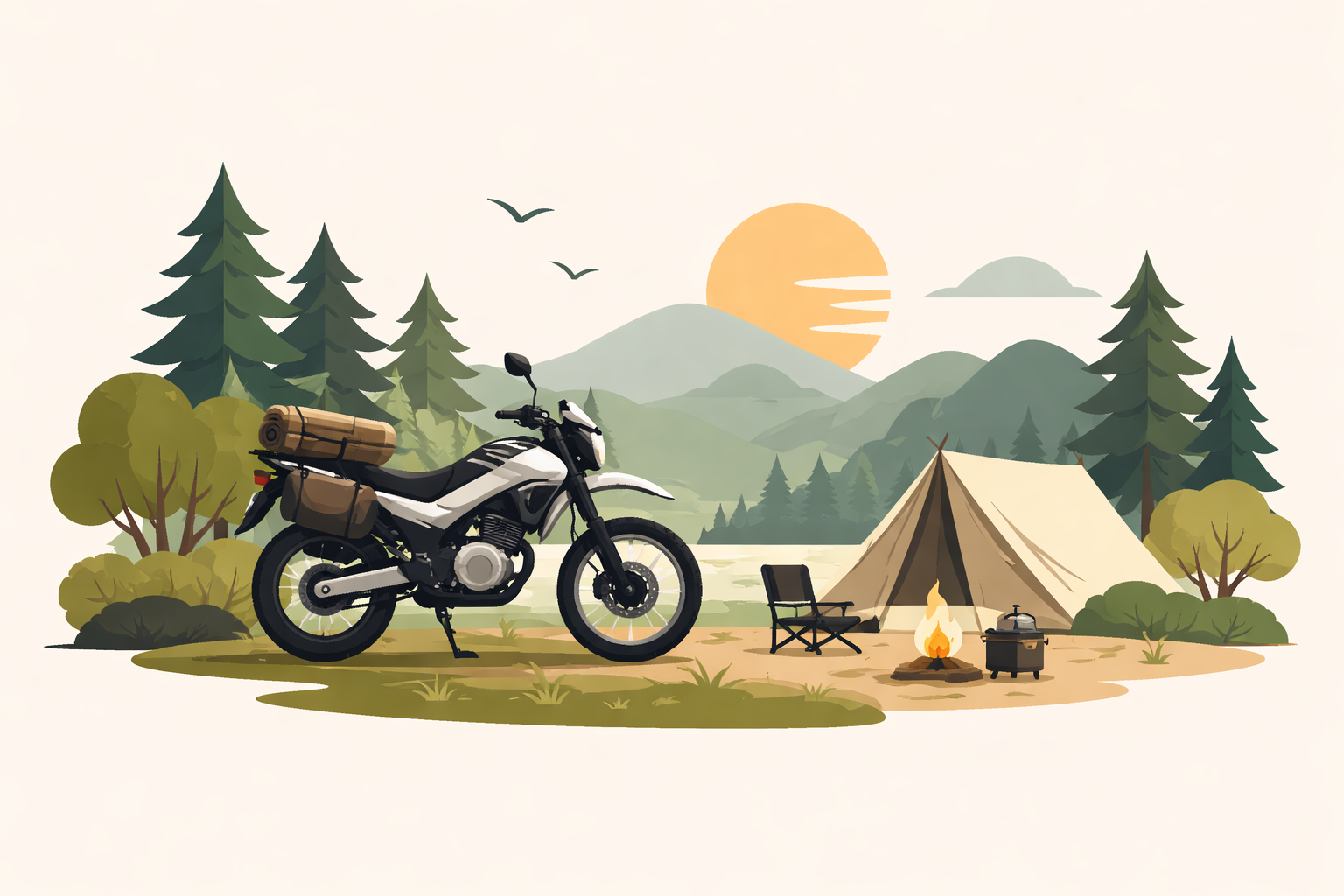 なぜ250ccがソロキャンプに向いているのか