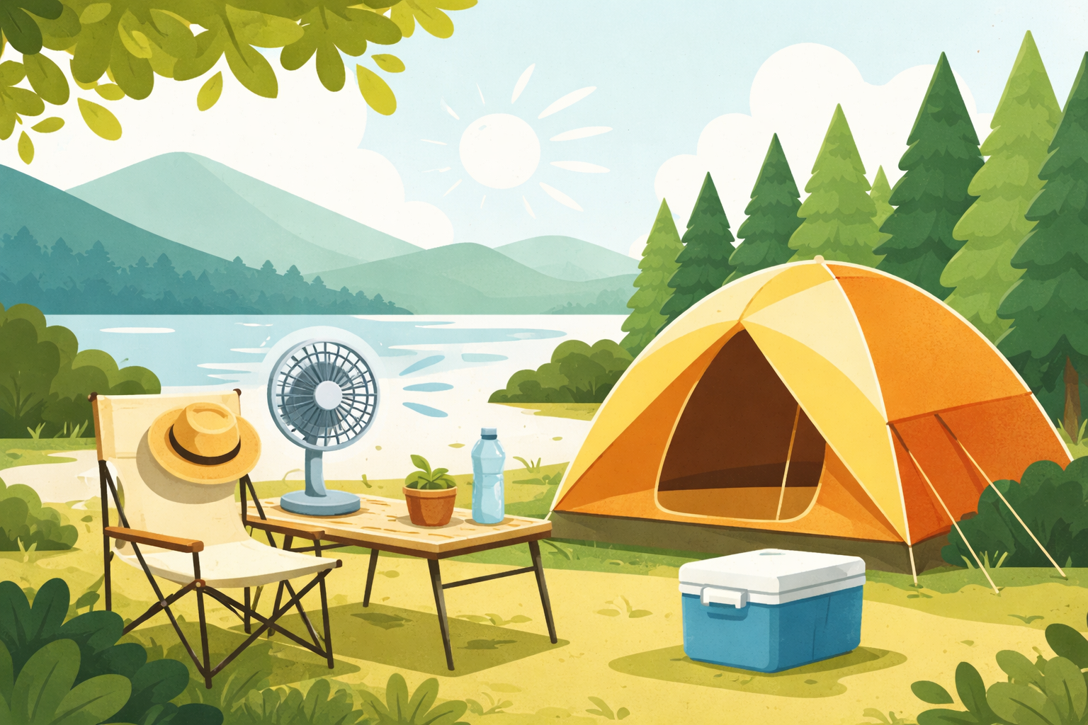 実践できる夏キャンプの暑さ対策