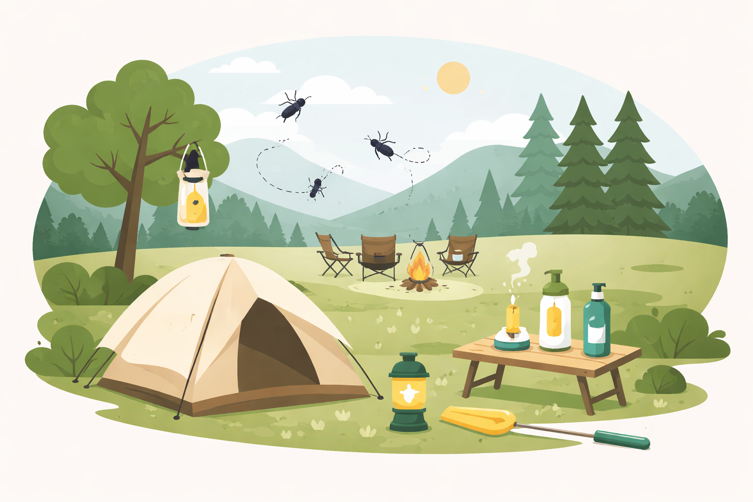 キャンプのハエ対策は「予防」と「駆除」の両面から