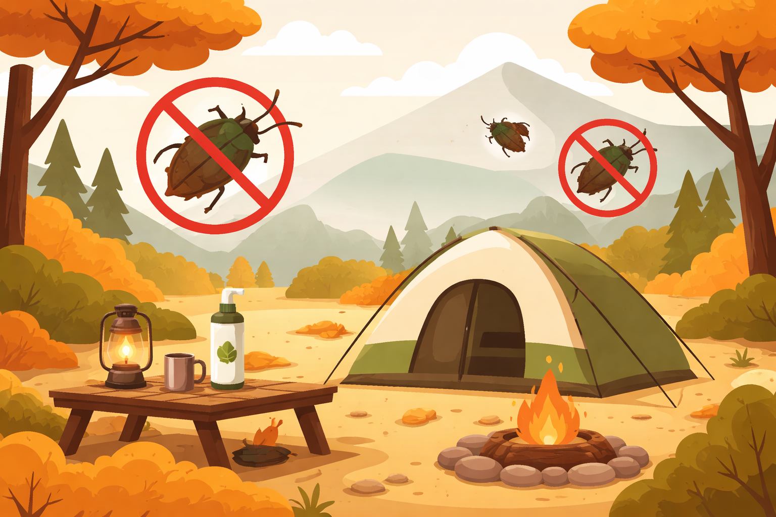 カメムシがキャンプに集まる理由