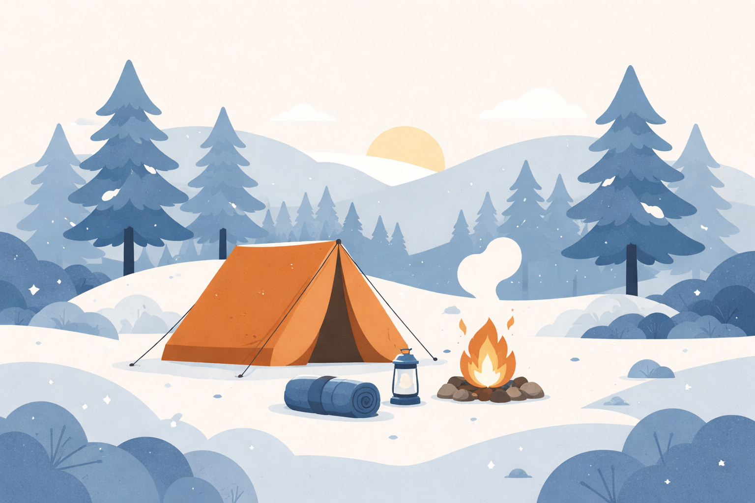 なぜ電源なしでも冬キャンプは快適にできるのか