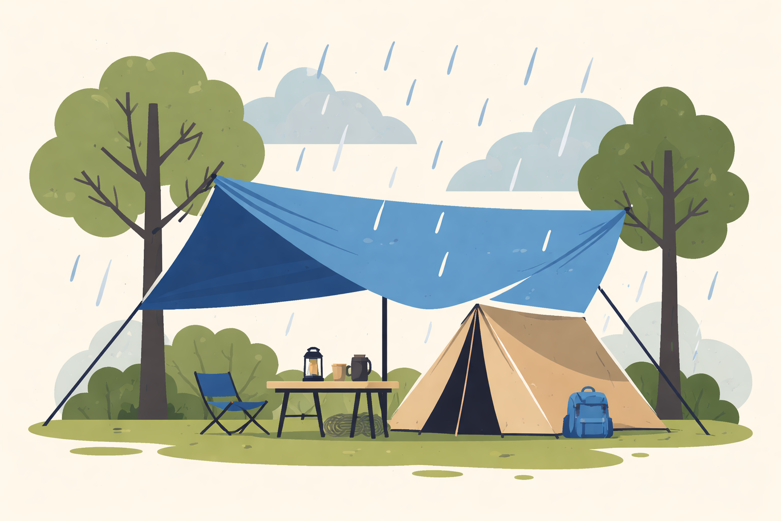 なぜブルーシートが雨対策に効果的なのか