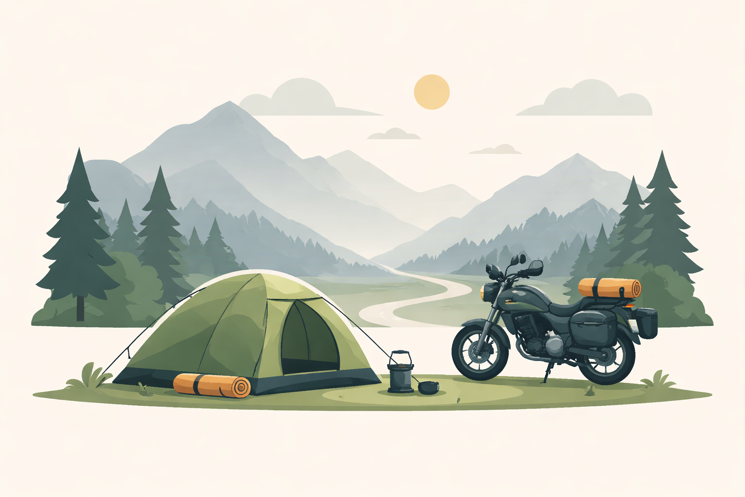 バイク用1人用テントの具体的な選び方