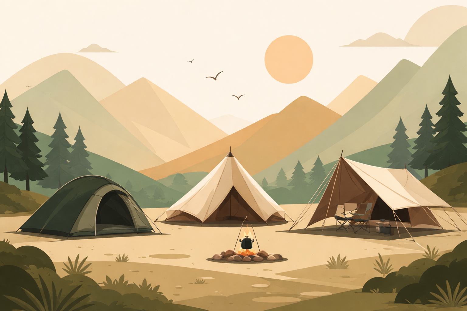 かっこいいテントはデザインと機能性の両立がポイント