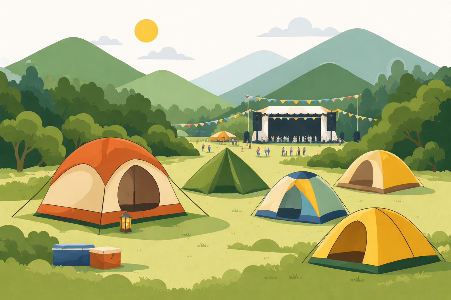 フジロックのテント選びはダブルウォール×耐水圧がカギ