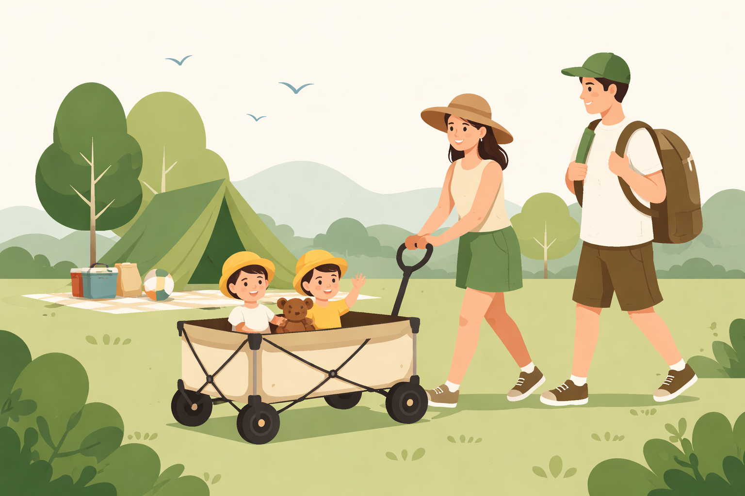 おすすめの子供乗せ対応アウトドアワゴン